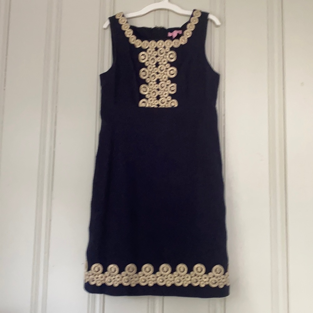 Lilly Pulitzer Gold Detailed Sundress